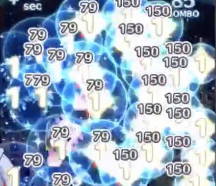 ツムを1個ずつ消去