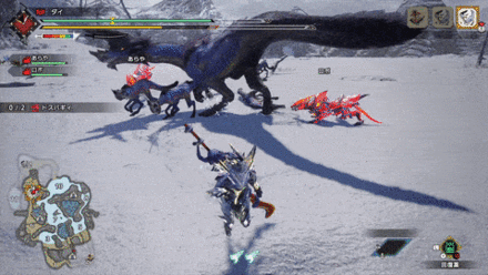 ドスバギィ　前進噛みつき