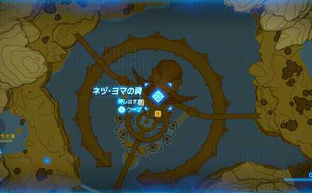 ネヅヨマの祠最拡大マップ