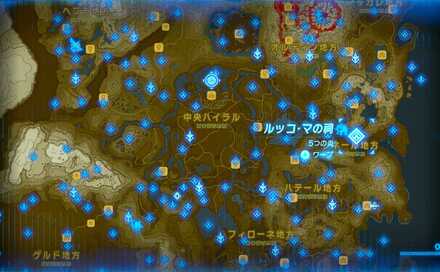 ルッコマの祠マップ