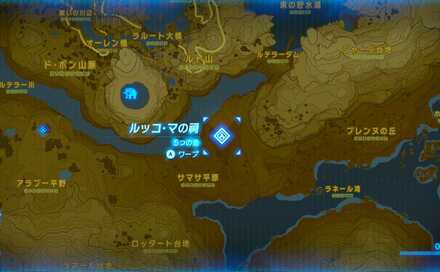 ルッコマの祠拡大マップ