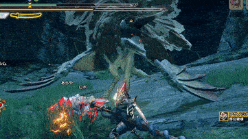 アケノシルム　突進攻撃