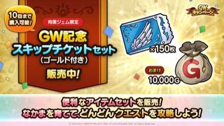 スキップチケッットセット