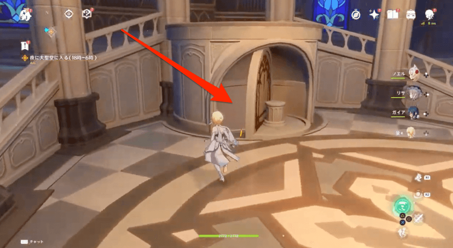 地下へと向かう