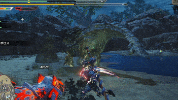 ボルボロス　突進攻撃