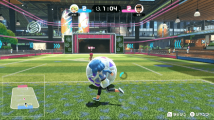 守備時はゴールと相手の線上にポジショニングしよう