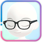 くろぶちメガネ