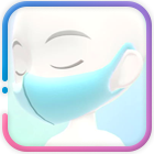 ウレタンマスク ブルー