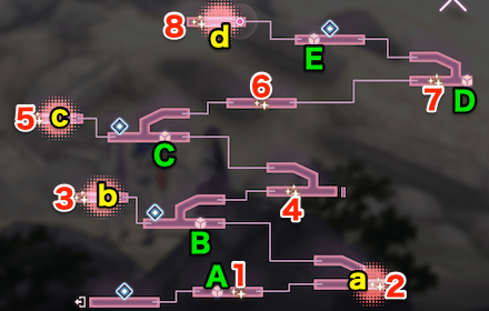 イベントダンジョンのマップとおすすめ周回方法|行動観察報告書