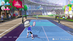 ラケットを振るタイミングが早い