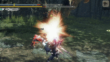 プケプケ 空中蹴り攻撃