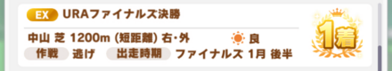 URA決勝勝利