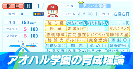 アオハル学園の育成理論