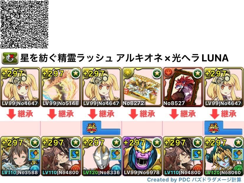 アルキオネ×光ヘラLUNA