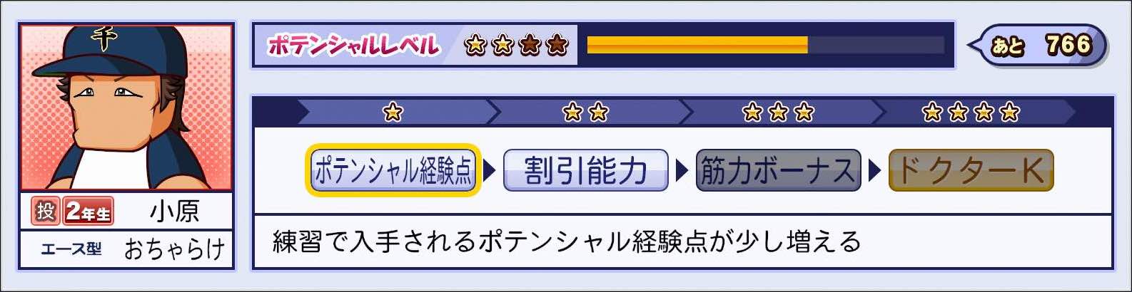 ポテンシャル経験点