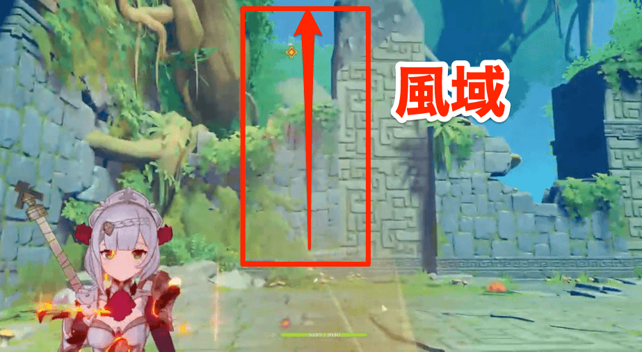 風域が発生する