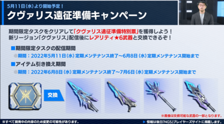 クヴァリス遠征準備キャンペーン