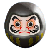 ダルマの黒の画像