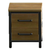 アイアンウッドチェストのウォルナットの画像