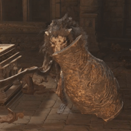 盾を持った獣人