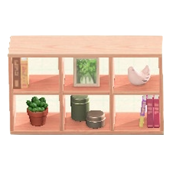 もくせいオープンシェルフのピンクの画像