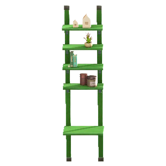 つっぱりラックのグリーンの画像