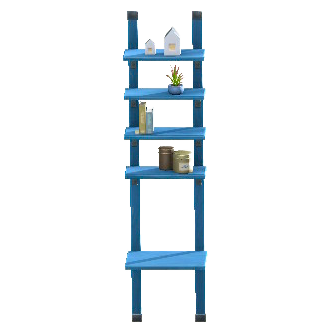 つっぱりラックのブルーの画像