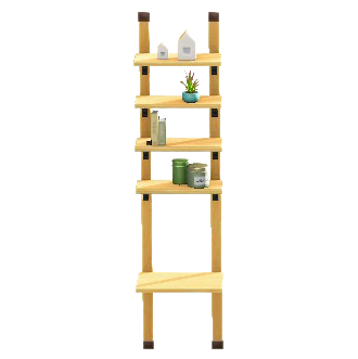 つっぱりラックのナチュラルの画像