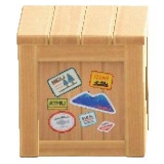 きばこのカラフルステッカーの画像