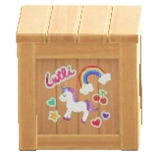 きばこのポップステッカーの画像