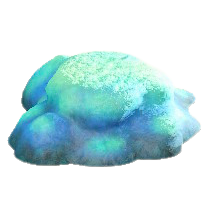 ヒカリゴケのいわのブルーの画像