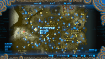 モ・ラタニアの祠の場所マップ