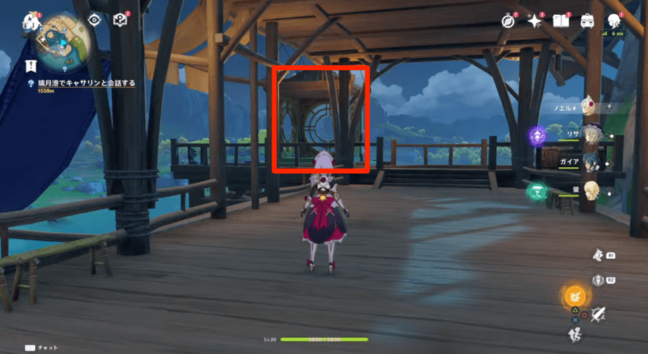 エレベーター下層