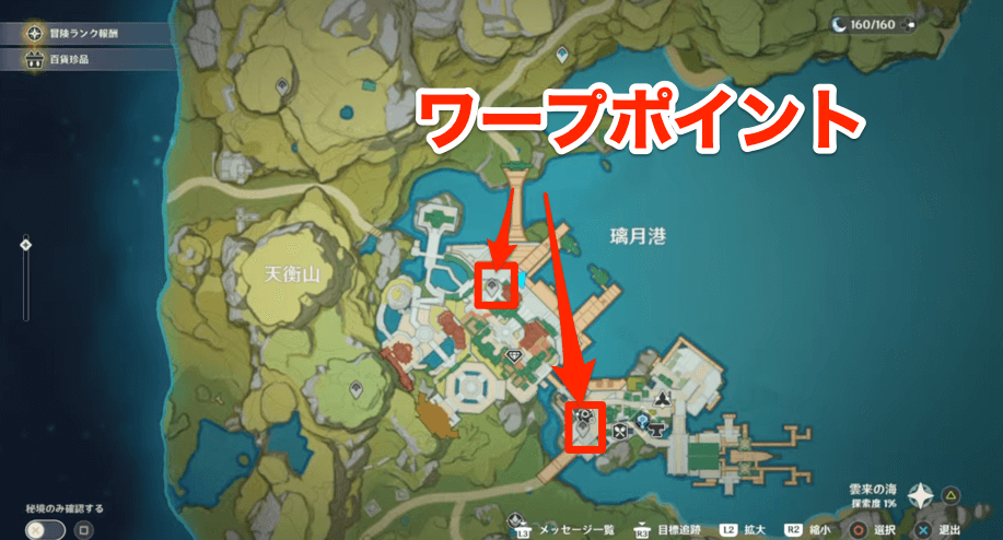 ワープポイント