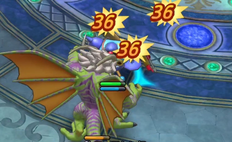 反撃の大暴れのかまえに注意