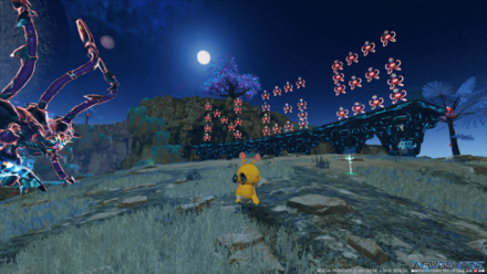 天意無法のエネミー討伐の1周年記念の仕掛け