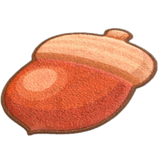 どんぐりのラグ画像