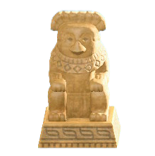 ヒカリゴケのせきぞうのライトブラウンの画像