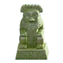 ヒカリゴケのせきぞうの苔石の画像