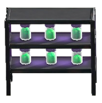 ヒカリゴケのさいばいだなのブラックの画像