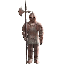 プレートアーマーの錆ありの画像