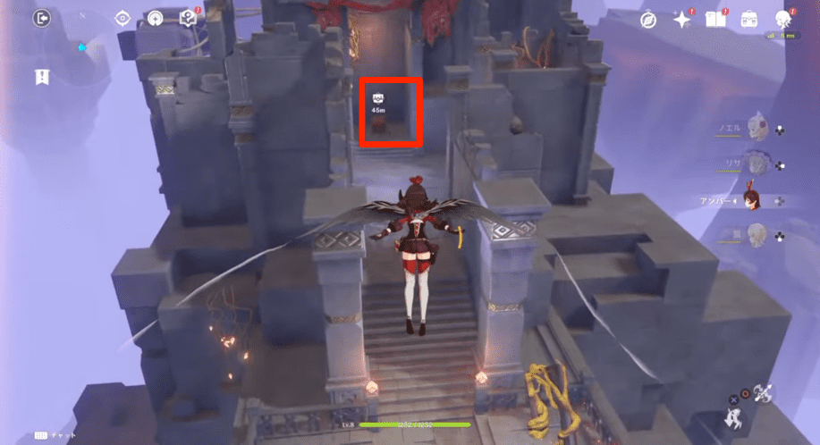 秘境の奥へ行く