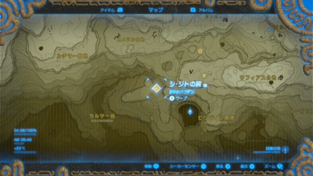 シ・ジトの祠の場所マップ詳細