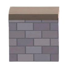 レンガのしきりカウンターHのグレーの画像