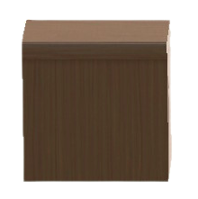 もくせいのしきりカウンターHのダークウッドの画像