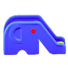 ゾウのすべりだい画像