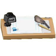 まんがかセットのブラウンの画像