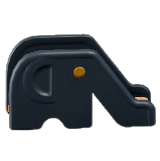 ゾウのすべりだいのブラックの画像