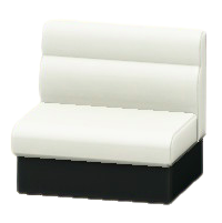 ボックスソファのホワイトの画像