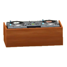 DJブースのブラウンの画像